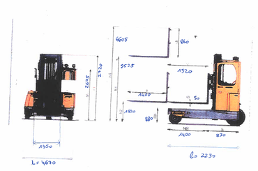 Chariot élévateur latéral AMLIFT C5000-14 AMLAT - 16