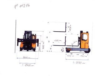 Chariot élévateur latéral multidirectionnel Baumann ECU30/14/129,60ST - 9