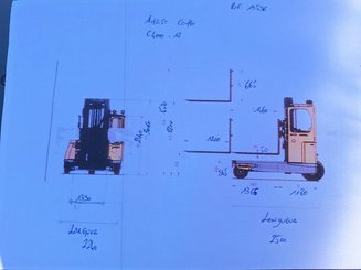 Chariot élévateur latéral multidirectionnel AMLIFT COMBI C4000-12 - 22