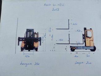 Chariot élévateur latéral multidirectionnel AMLIFT 40-15/55 - 19
