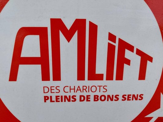 Chariot élévateur latéral multidirectionnel AMLIFT 40-15/55